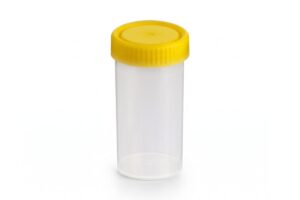 Vial Specimen with Yellow Cap 92H x 46D