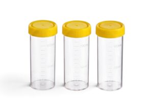Vial Specimen PP with Yellow Cap 108H x 44D