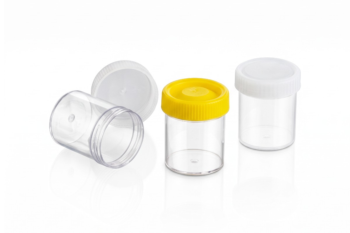 Vial Specimen with Cap 65H x 40D 1 Vial Specimen with Cap 65H x 40D