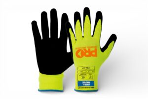 Hi-Vis Latex Foam Glove