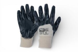 Gloves Super-Guard Nitrile 3/4 Dip Blue