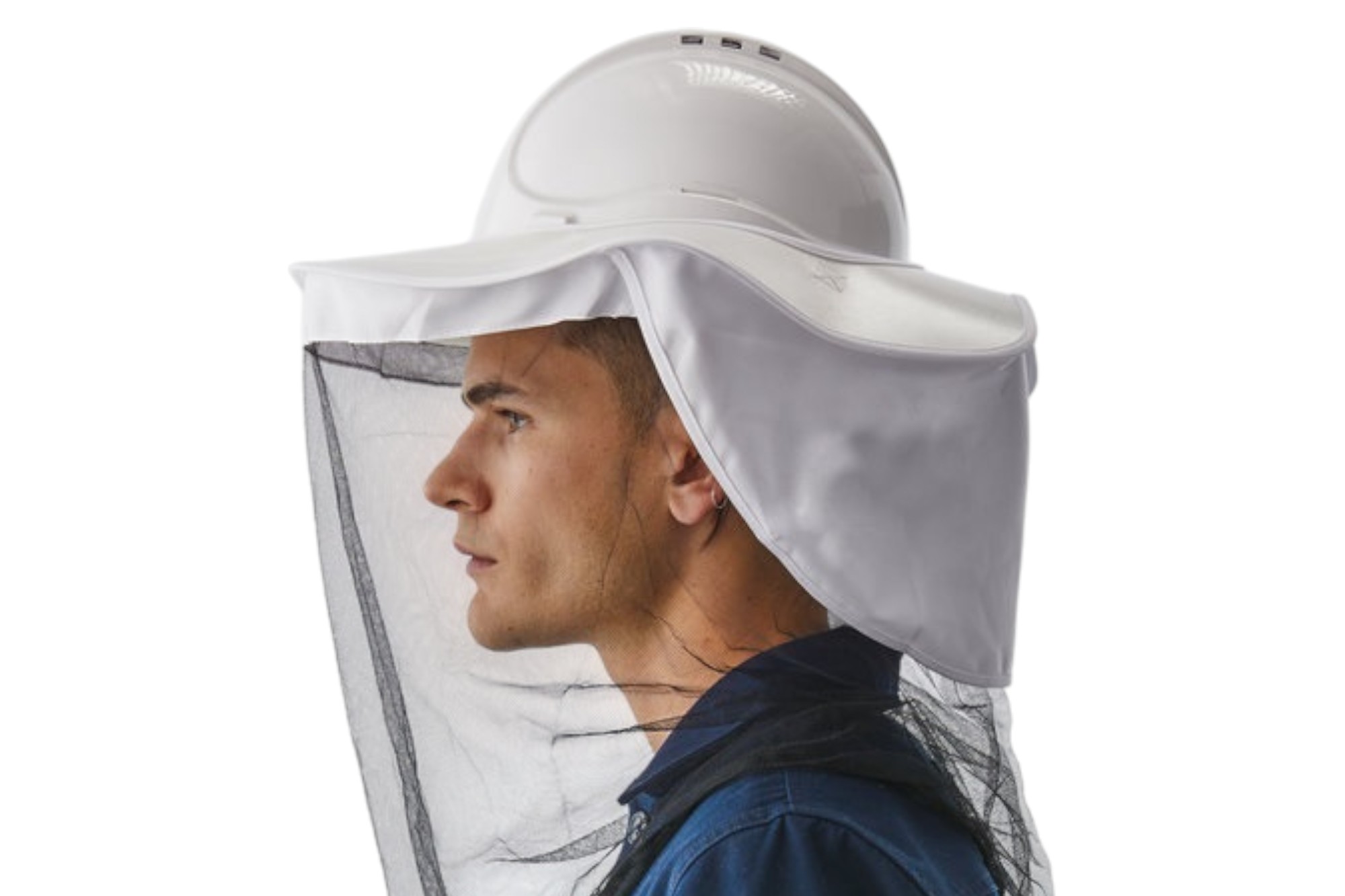 Hard Hat Brim & Fly Net 1 Hard Hat Brim and Fly Net 1705-03025