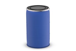 200L Drum Plastic Open Top with Ring and Lid