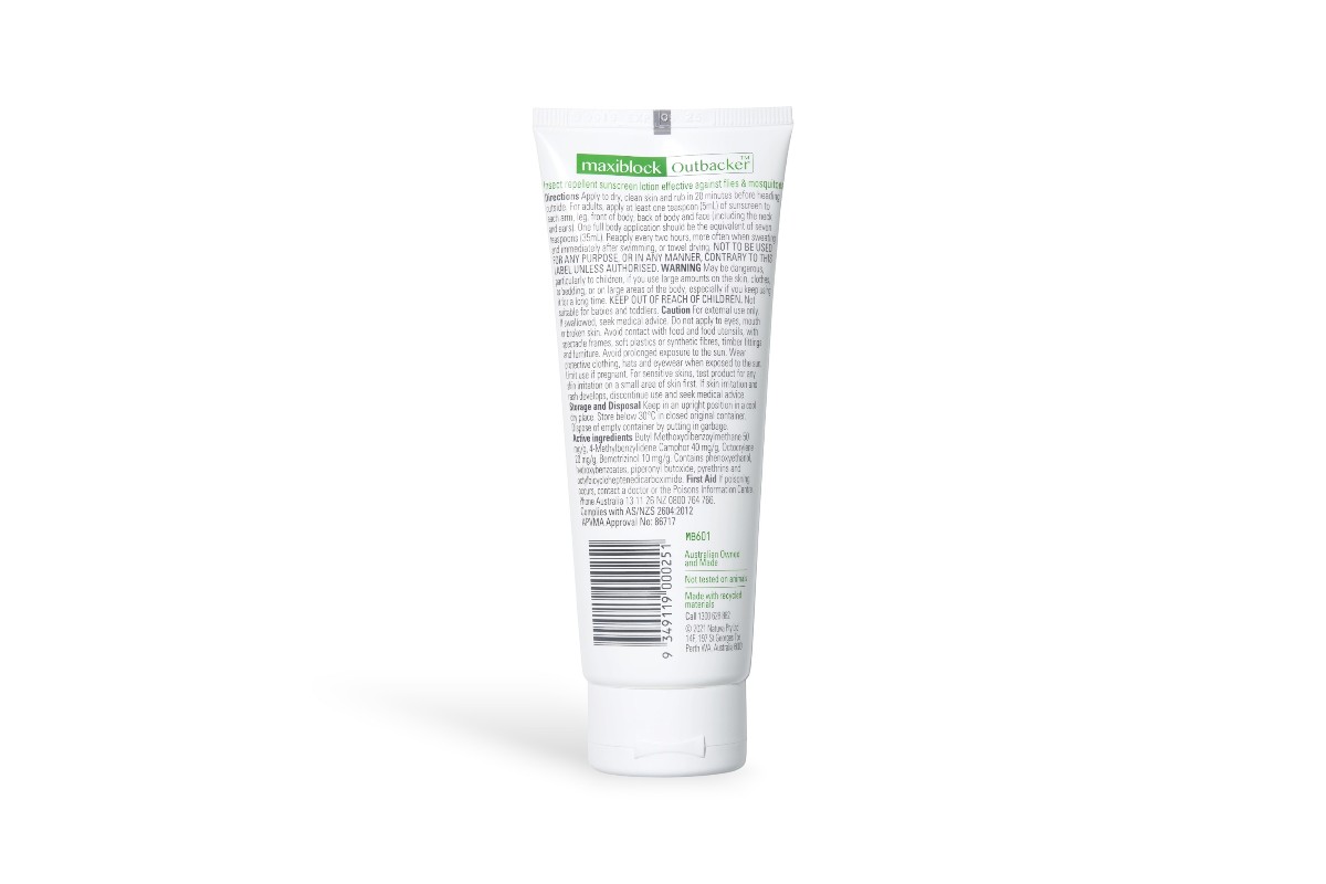 Maxiblock Outbacker™ SPF50+ Sunscreen with Insect Repellant 2 Maxiblock Outbacker™ SPF50+ Sunscreen with Insect Repellant - Image 2