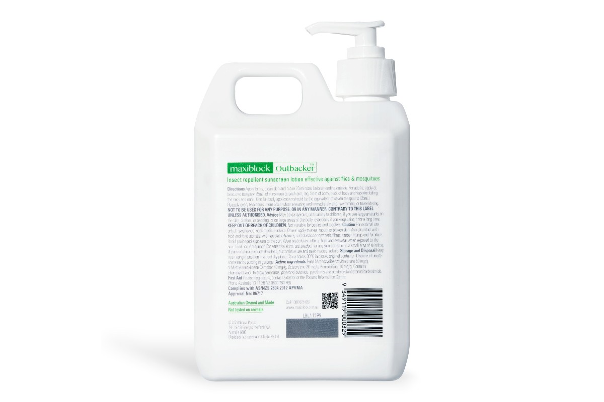 Maxiblock Outbacker™ SPF50+ Sunscreen with Insect Repellant 3 Maxiblock Outbacker™ SPF50+ Sunscreen with Insect Repellant - Image 3