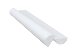 Polystyrene Cylinder - Each, H 1000mm Half